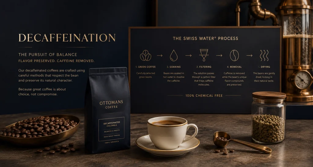 Decaffeination process: taste, not compromise