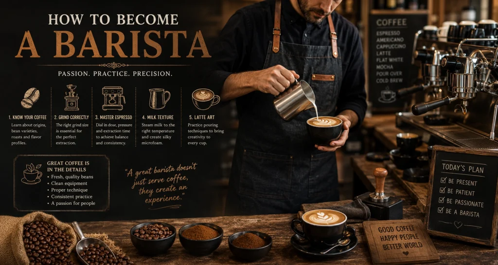 Becoming a barista: passion and precision