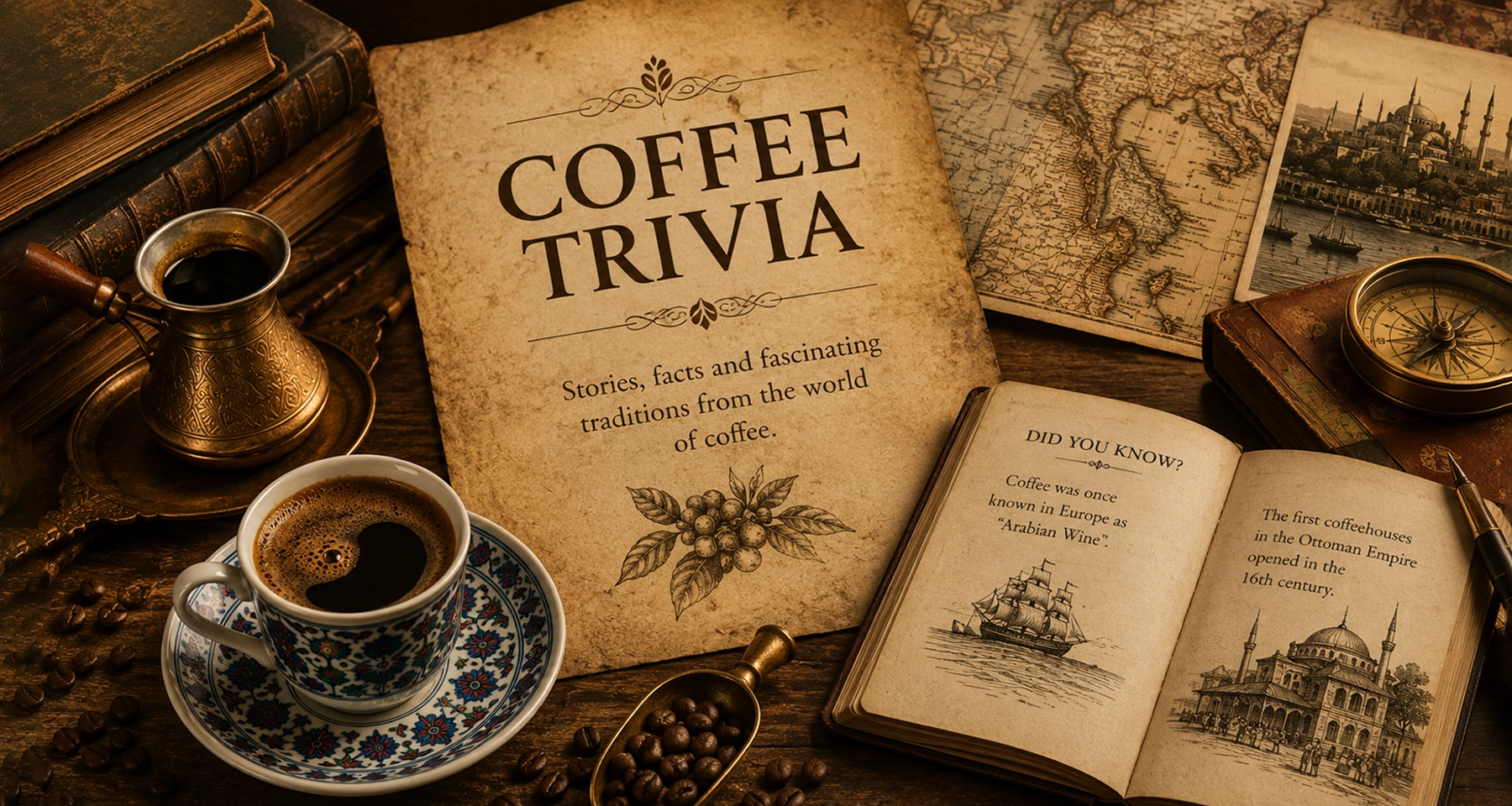 Cozy coffee culture and history