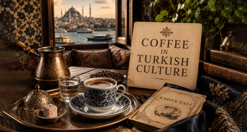 Turkish coffee in a cultural setting